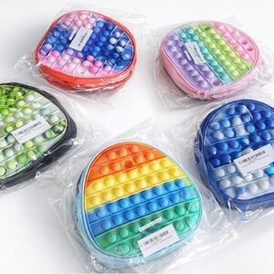 Mini Pop-It Backpack for Kids – Assorted Colors